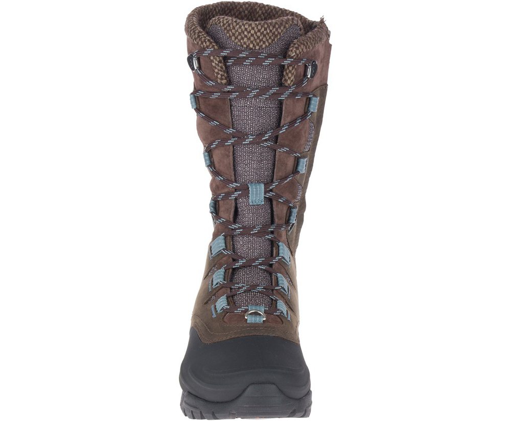 Merrell Boots Brown - Thermo Aurora 2 Tall Shell Waterproof - Womens 74LXWCAHN